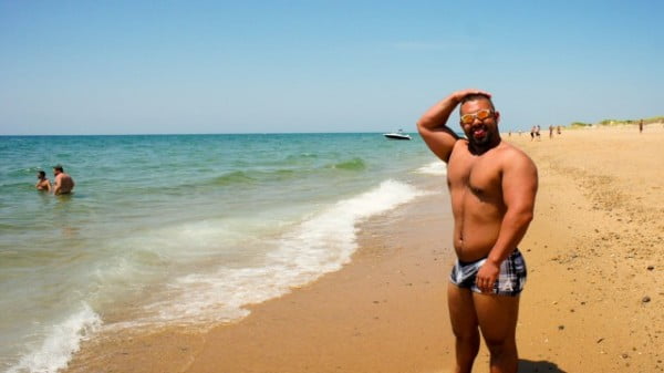 nude gay men on the beach